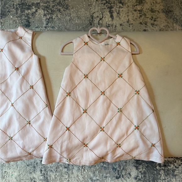 ATN TWIN MOMS! Kali Pink Kids Dress with Floral Accents - Picture 13 of 14